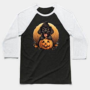 Halloween Dog Lovers Gift Baseball T-Shirt